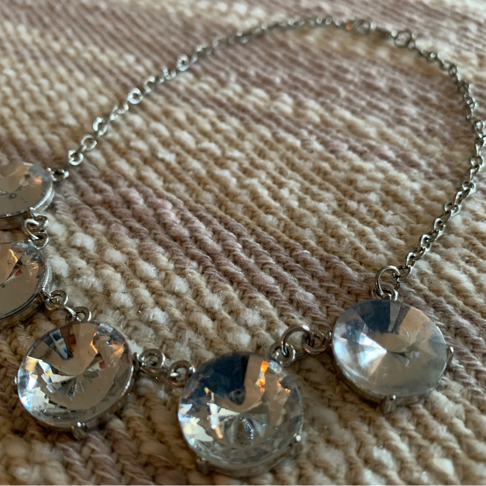 Elegant Silver Statement Necklace